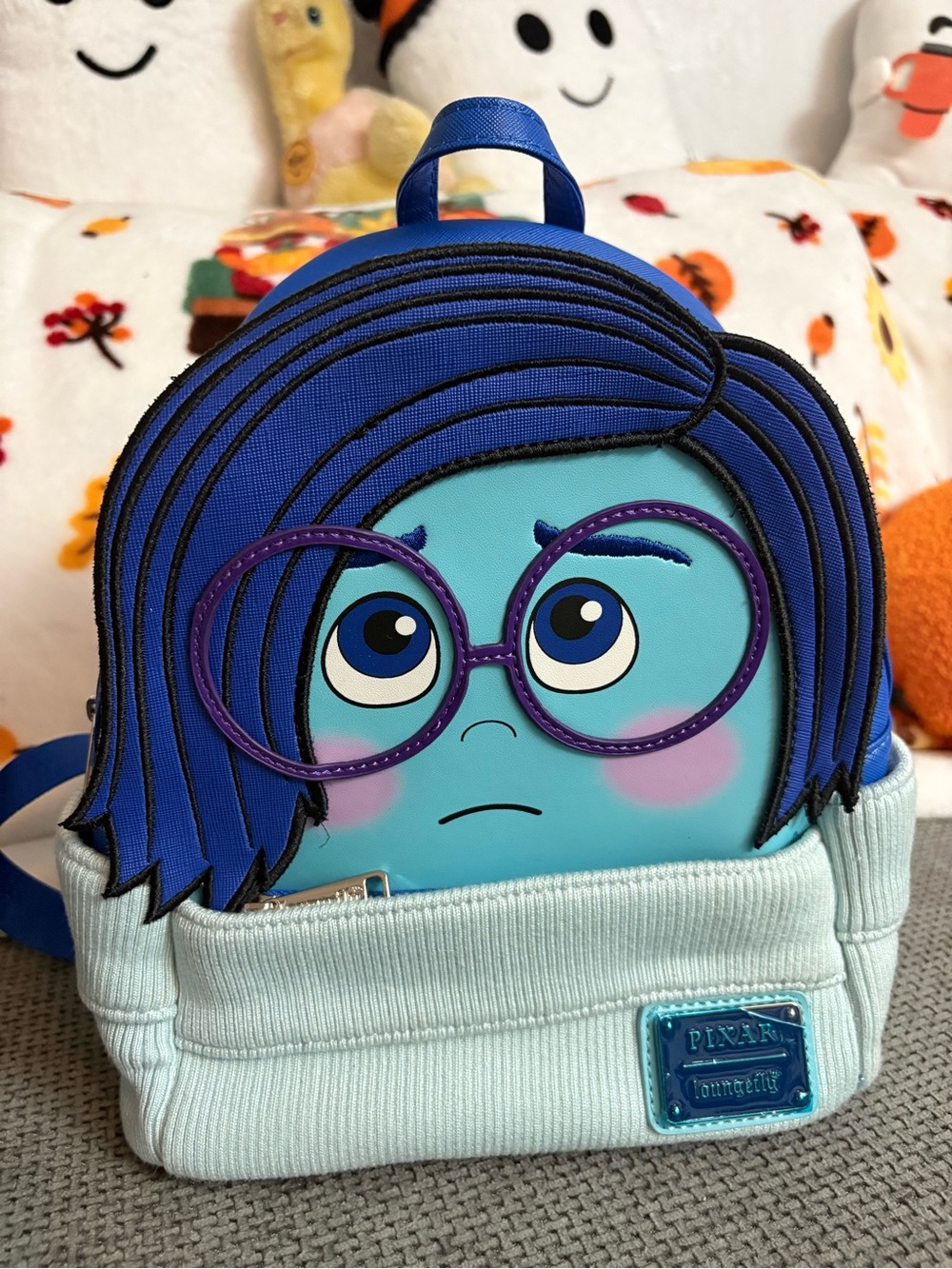 Loungefly Inside Out Sadness Mini Backpack